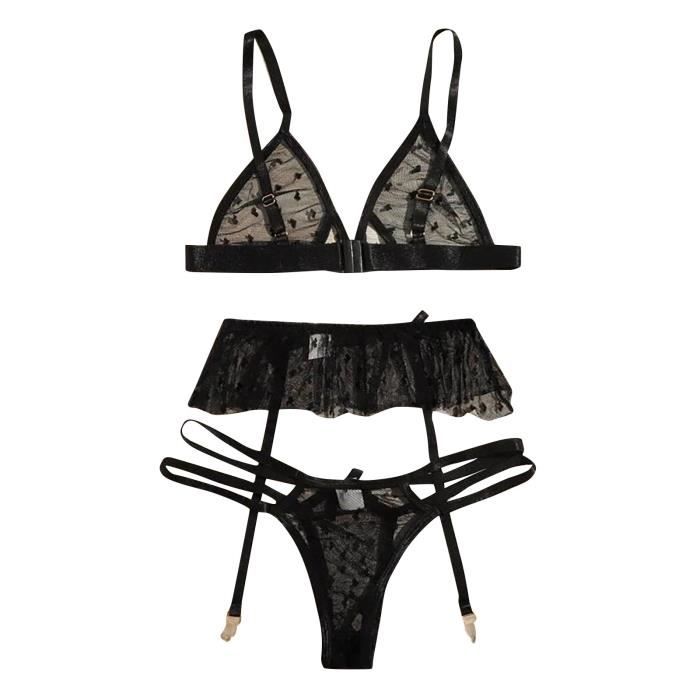 Brassiere De Femmes Lingerie Sexy De Ntelle Babydoll G String String