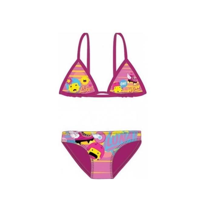 Maillot De Bain Bikini Soy Luna Pi Ces Rose Fonc Cdiscount Pr T Porter