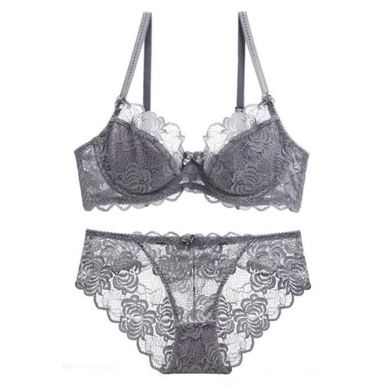 Ensemble Lingerie Femme Dentelle Sexy A Mode Respirante Confortable