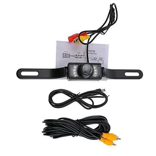 Caméra de recul de voiture, étanche IR LED vision nocturne caméra arrière, caméra de recul de stationnement de voiture