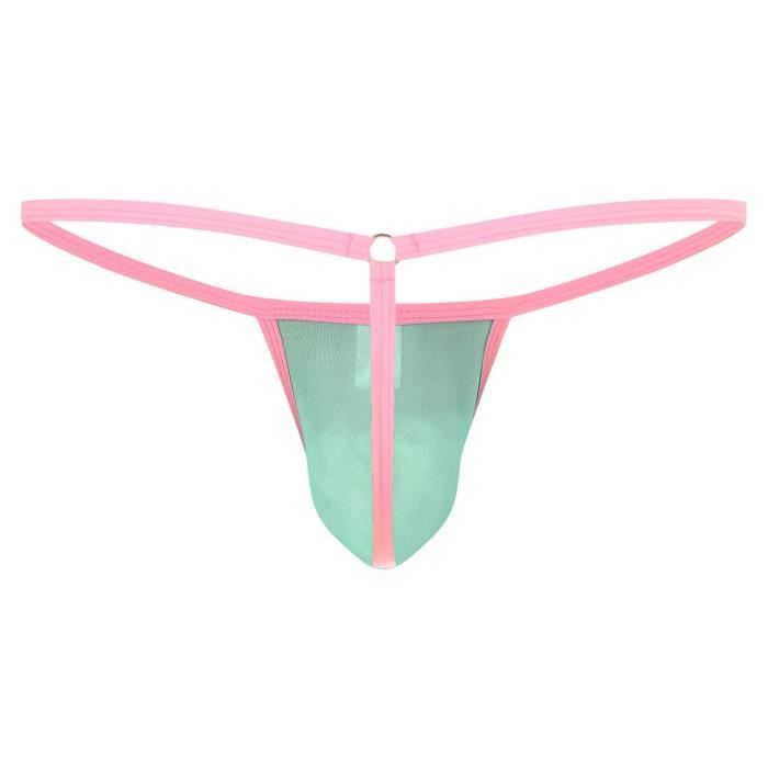 Iixpin Homme Micro String Ficelle Sexy Bikini Thong T Back Sous