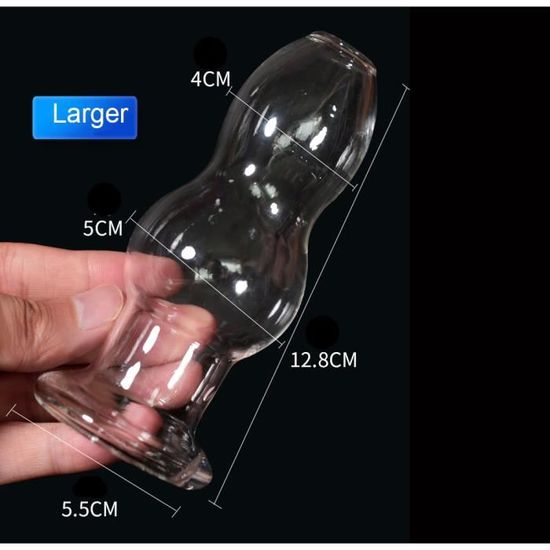 Stimulateur Plug Chapelet B Style L Plug Anal Creux En Verre Pour