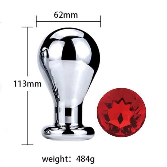 Fine Plug Anal En M Tal Super Norme Grandes Boules Anales Dilatateur