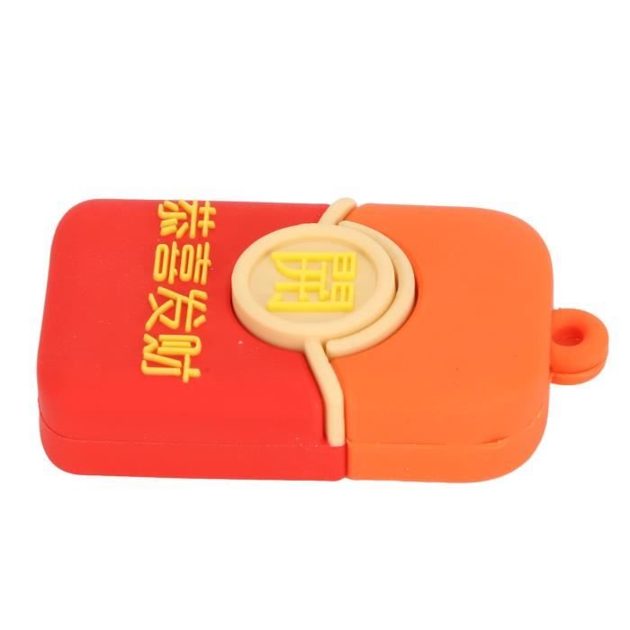 Fdit Disque U Mignon Flash Drive PVC Red Style USB Standard Hot Swap Portable USB Mini U