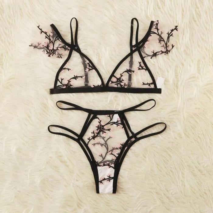 Ensemble Lingerie Rotique Sexy Lingerie Tasse Soutien Gorge Fil