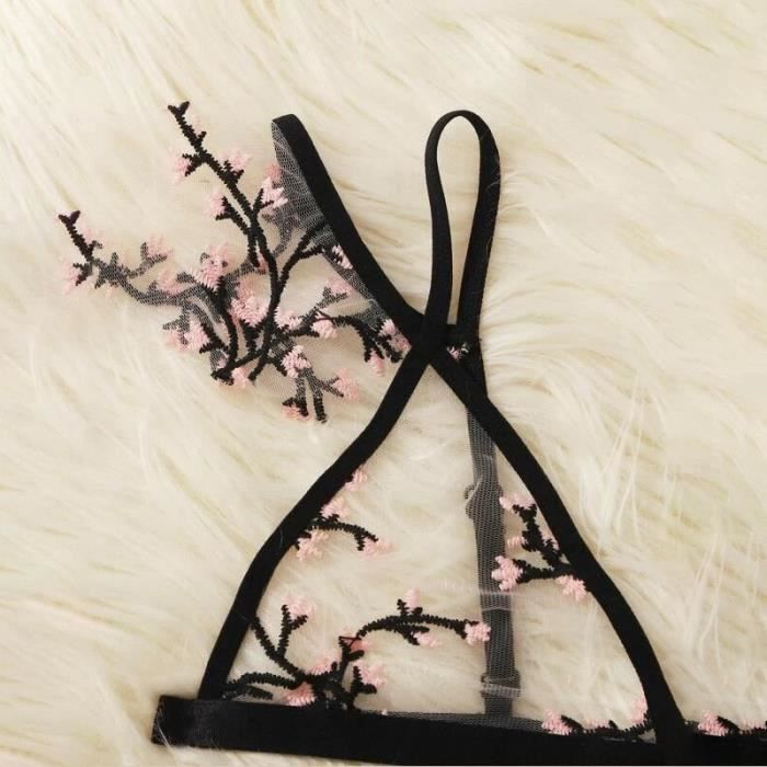 Ensemble lingerie Sexy Lingerie érotique tasse soutien gorge ensembles