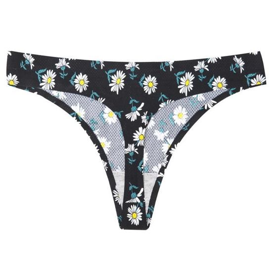 Culotte Slip Lingerie Sexy L Opard Fleurs Pilotes Pour Femmes String G