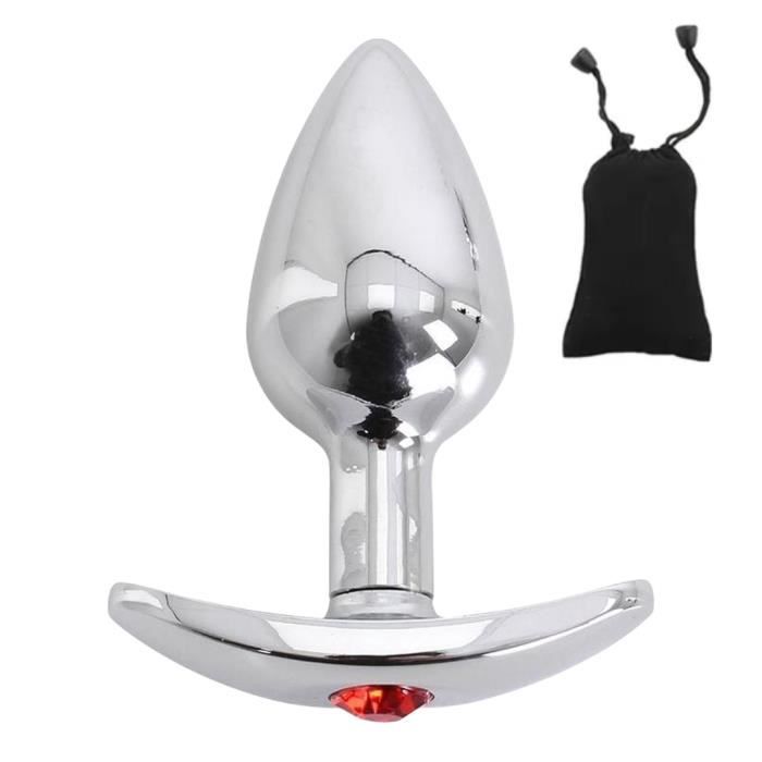 Plug Anal 7 2 Cm Bijou Intime Diamant Rouge SexToy Avec Pochette En
