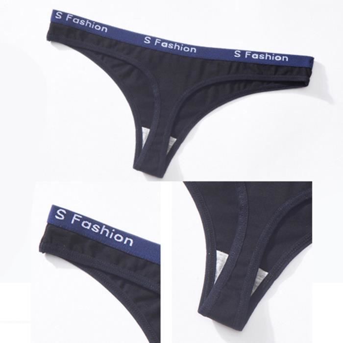 Sexy Femmes String Culotte Mode Lettre G String Cale On Lingerie Slips