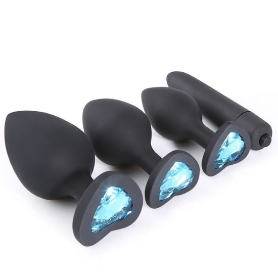 Plug Anal En Silicone Pour Adultes Bijoux En Cristal Perles De Butin