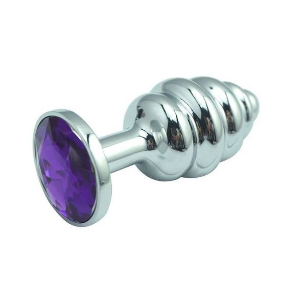 Plug Thread Deep Purple Plug Anal En M Tal Petite Taille Formes Au