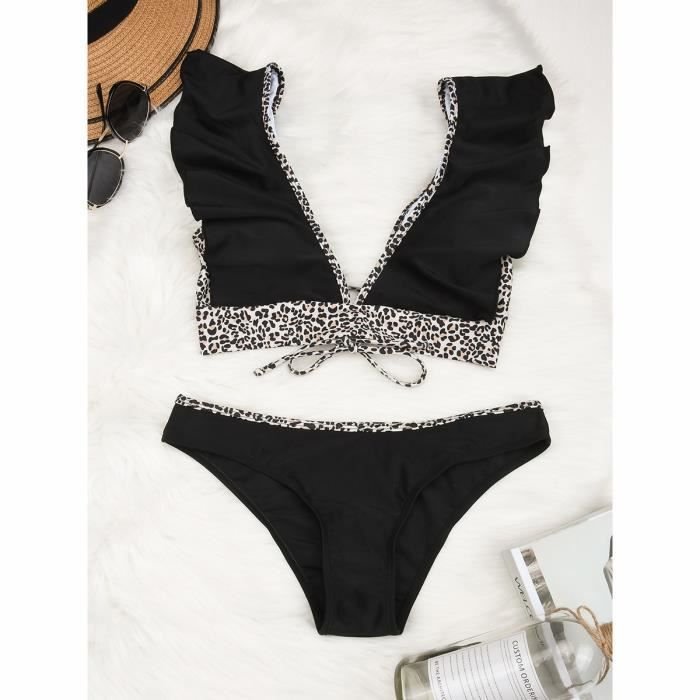 Maillot De Bain Bikinis Volants Ensemble Bikini Micro Maillots De