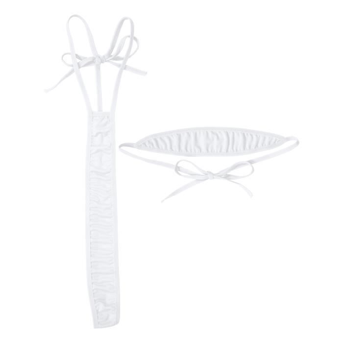 Iixpin Body String Sexy Femme Micro Bikini Dos Nu Bandage Lingerie