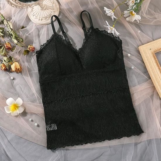 Femmes Sexy Lingerie Dentelle Poitrine Tube Top Beaut Dos Soutien
