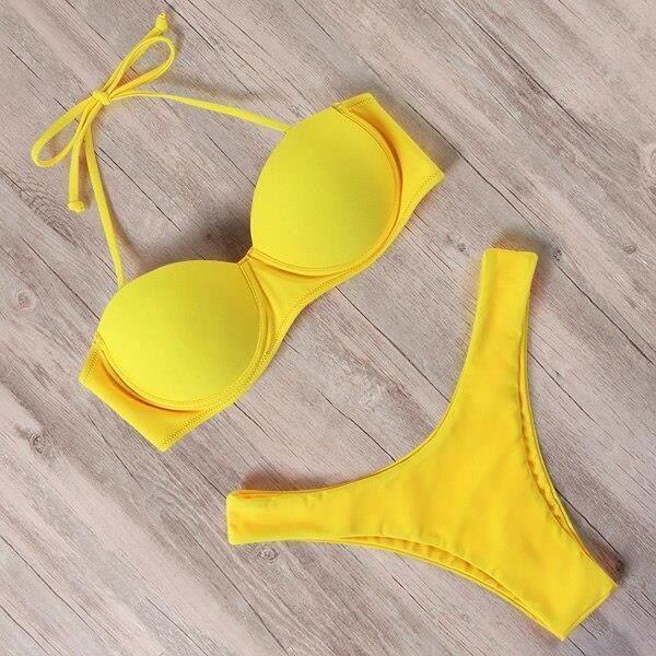 Maillot De Bain Rxrxcoco Maillot De Bain Bikini Pour Femme Maillot De Bain Push Up Maillot