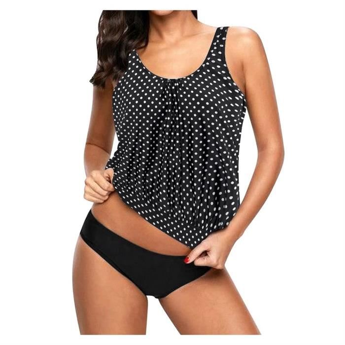 Minetom Femme Et Tankini Imprim Floral Maillot De Bain Push Up Bikini