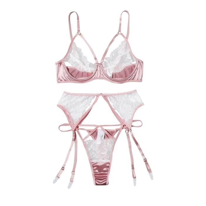 Lingerie Sexy Dentelle G String String Jarreti Re Sous V Tements V Tements De Nuit G String