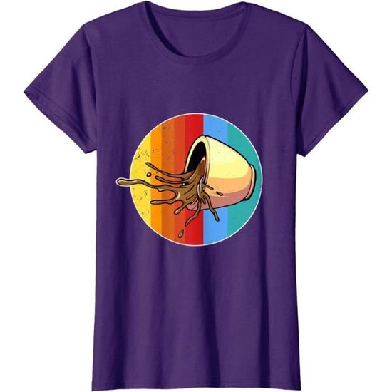 À Café Barista Cafetière Vintage Rétro Amateur De Café T Shirt J5061