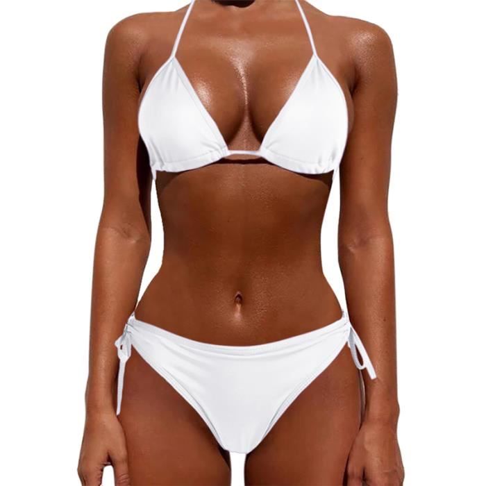Sexy Femmes Pure Maillots De Bain D été Style Lady Bandage Bikini