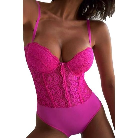 Ootday Ensemble Lingerie Femme Lc Rosedentelle Sexy Rose