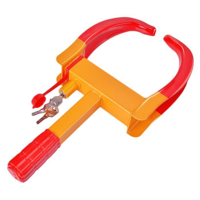 1 Pc voiture pneu serrure 10 trous anti-vol universel acier klaxon cale pneus clip pour camion Auto ANTIVOL - BLOQUE ROUE
