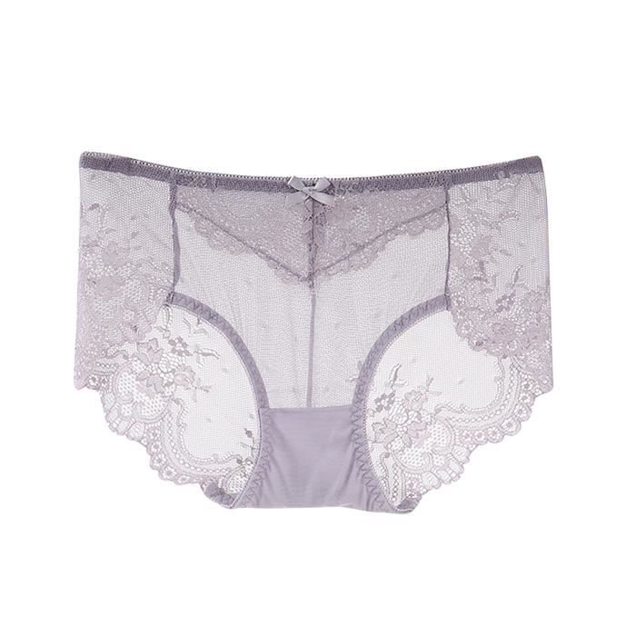 BE Lingerie Femme Mesdames Nouvelle Culotte Sexy En Dentelle Mi Taille