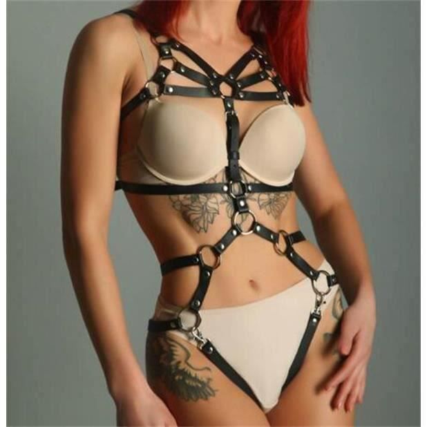 Sexy Rotique Cuir Corps Harnais Lingerie Bondage F Tiche Fesses Bas