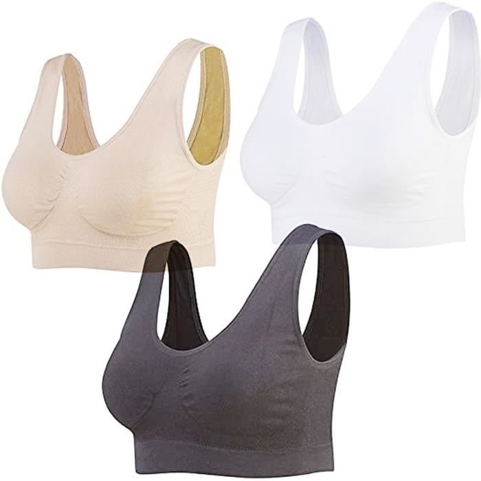 Sasaquoy Brassiere Lingerie Lot De Soutiens Gorge Sport Sans