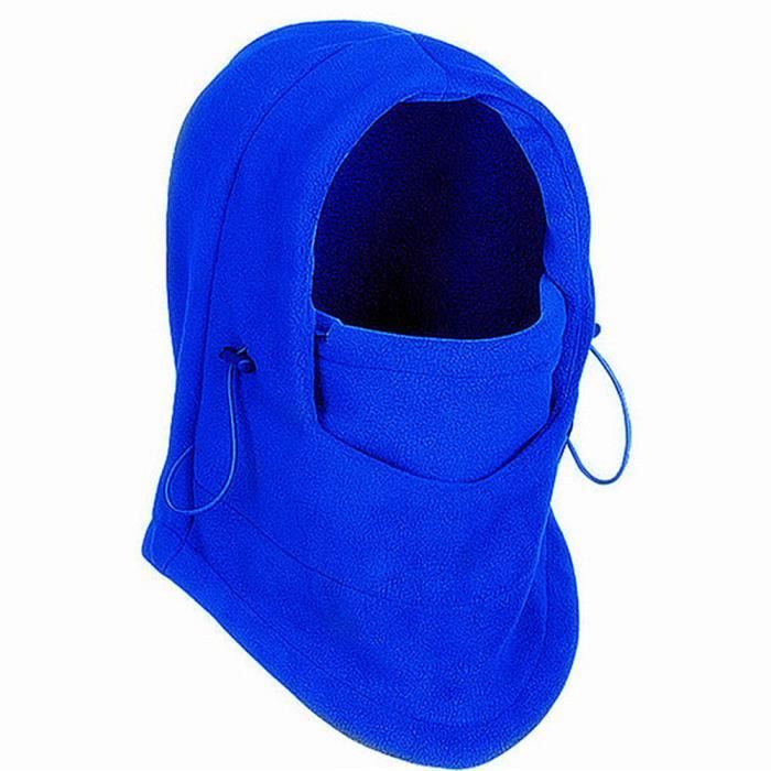 TRIXES unisexe demi-visage Toison Balaclava Hood - Gris