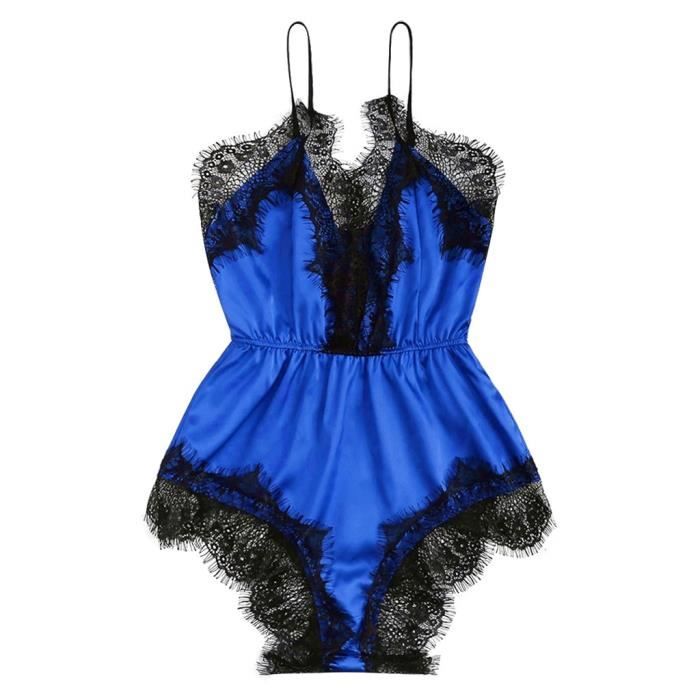 Body Nouvelle Mode Sexy Combinaison Dentelle Satin Soie V Tements De Nuit Lingerie Sous