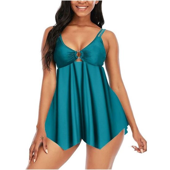 Maillot De Bain Mode Femmes Solide Sexy Bikini Push Up Rembourr