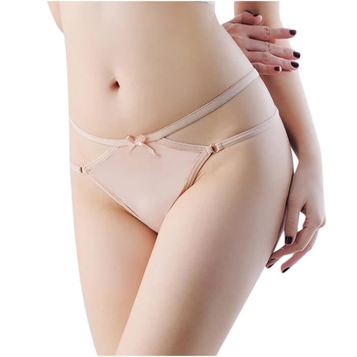 Lukcolor Lingerie Sexy Pour Femmes String Ouvert Culotte G Pantalon