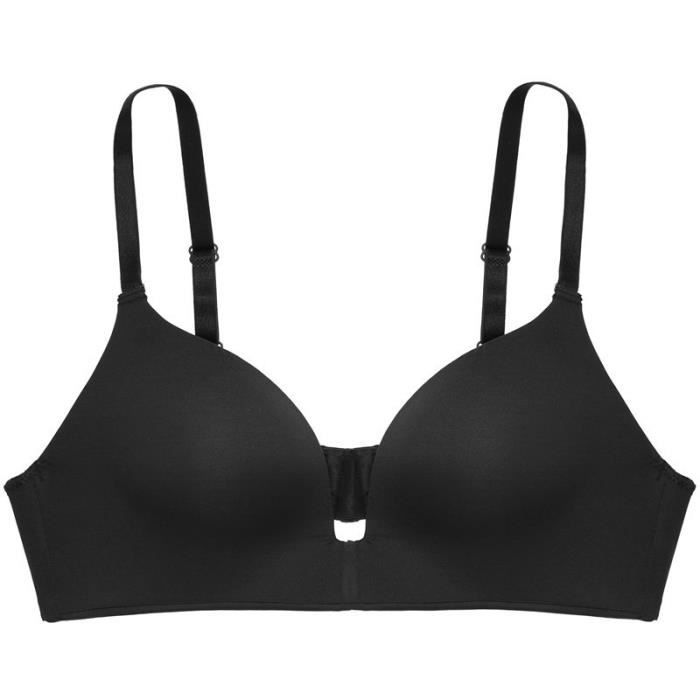 Soutien Gorge Sans Anneau En Acier Pour Couleur Unie Lingerie Sexy