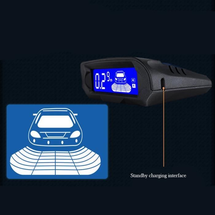 LESHP® Radar de recul inversé sans fil solaire