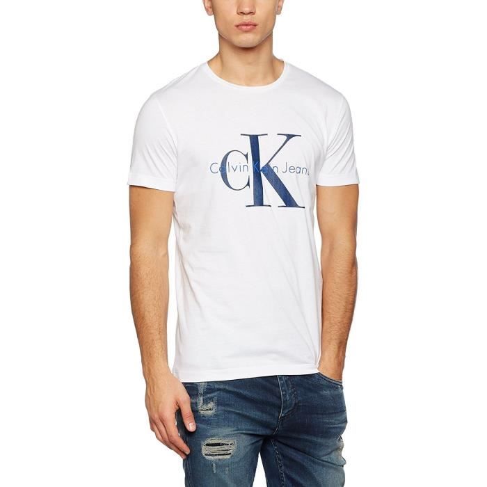 CALVIN KLEIN - T-shirt pour Homme J30J301237 (blanc - L)