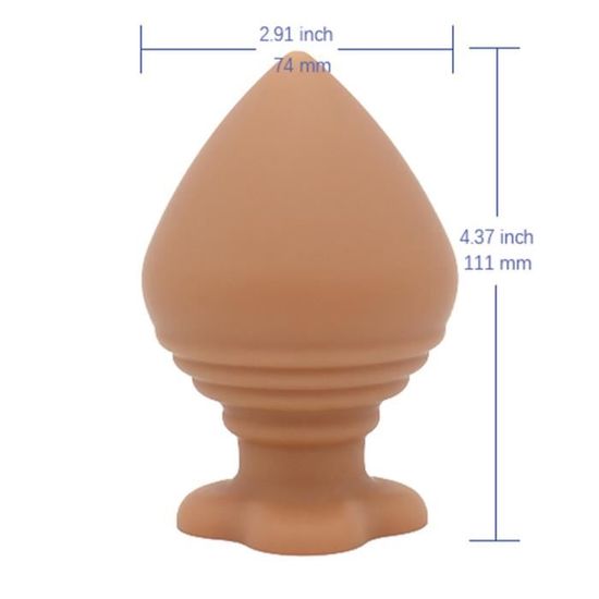 Plug Anal En Silicone Souple Avec Ventouse De Bain Pour Femme Outil De