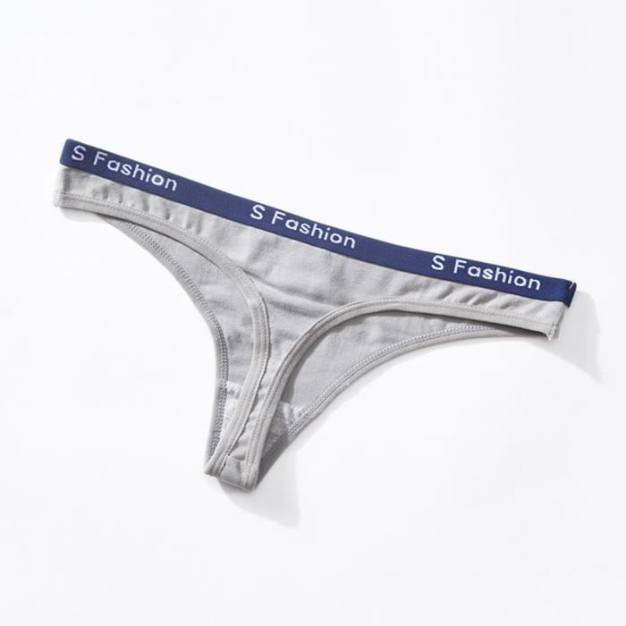 Sexy Femmes String Culotte Lettre De Mode G String Slips Lingerie Slips