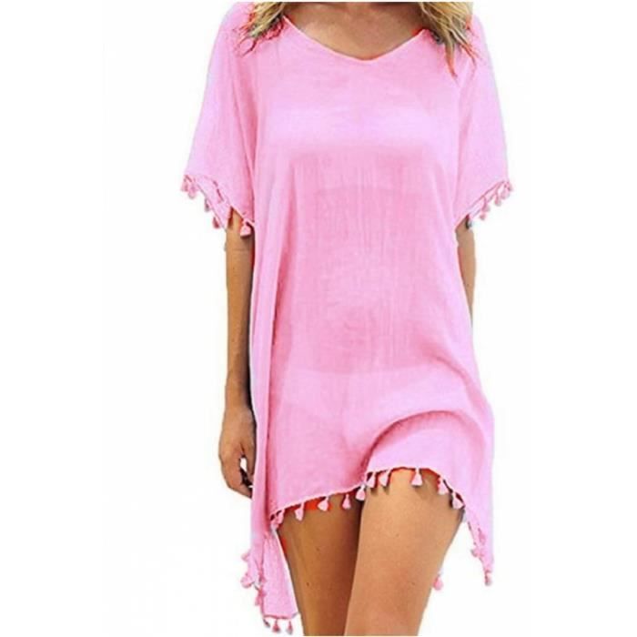 Robe De Plage Femmes Ete Bikini Cache Maillots Par O Pour Maillot Bain