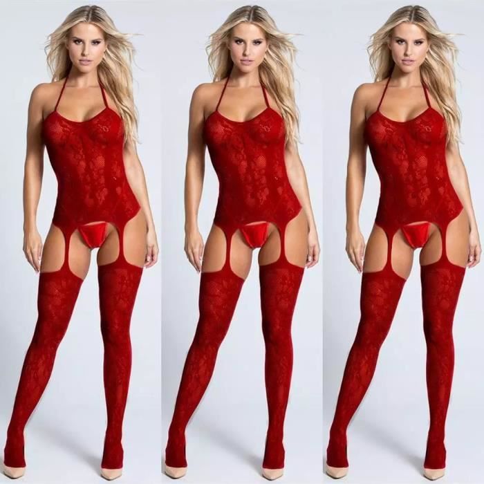Combinaison Catsuit En Latex Collants En R Sille Pour Femmes Lingerie Rotique Sexy Entrejambe