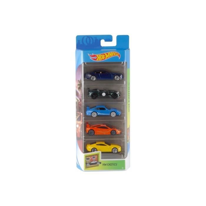 Set De Vehicules Hot Wheels Exotics Voitures Minatures Enfant Cdiscount Jeux Jouets