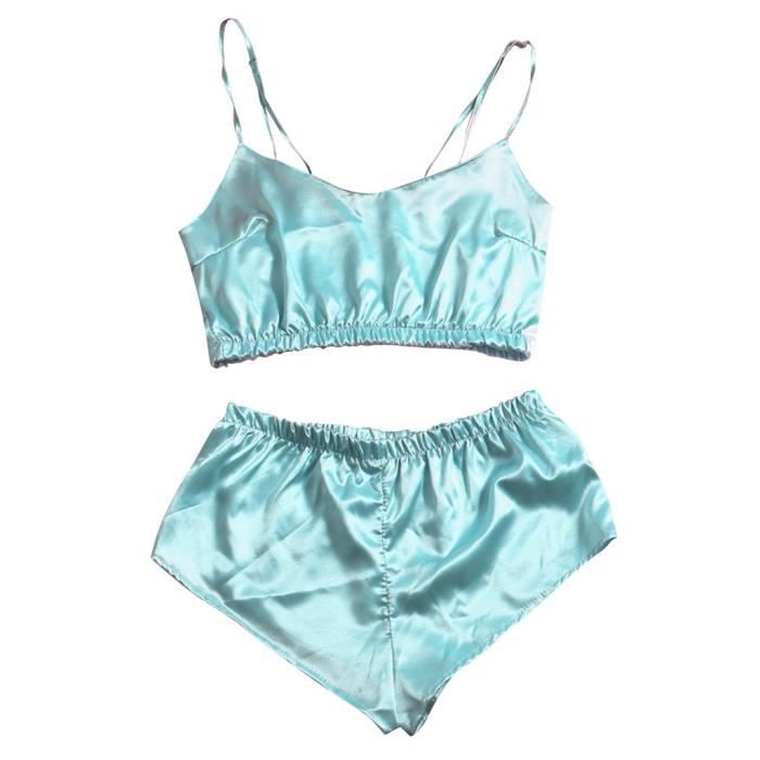 Ensemble Brassiere Et Shorty Nouvelle Lingerie Sexy En Dentelle En Soie