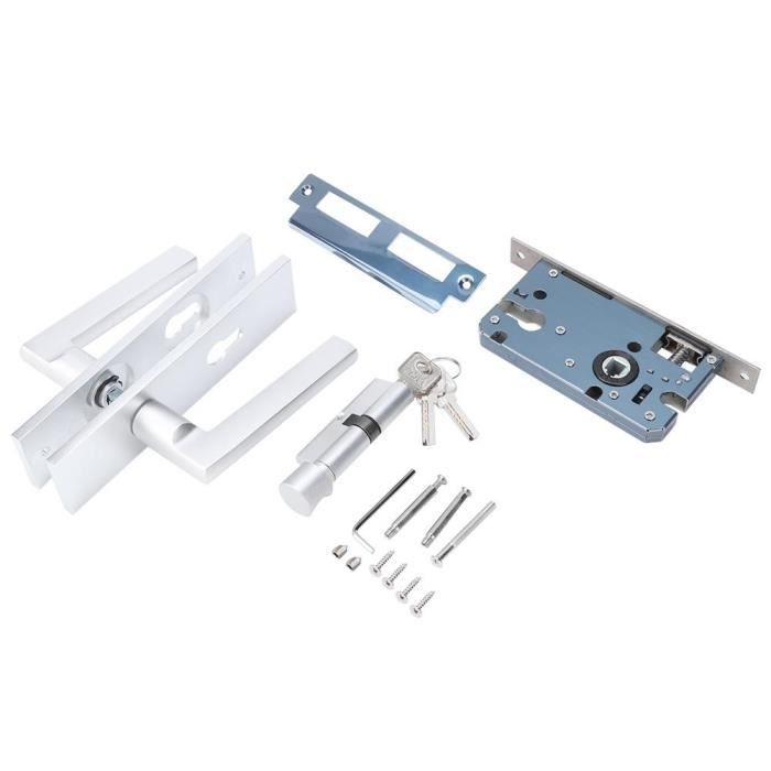 MEIHE Serrure De Porte Intérieur Mécanique En Aluminium Élégant Européen Style Maison Serrure De Porte