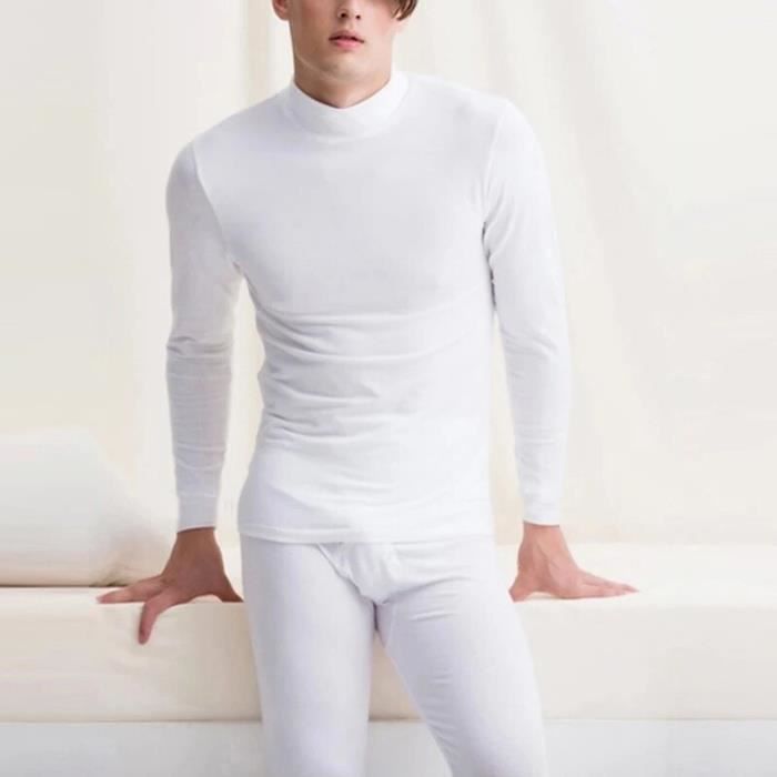 Ensemble De Lingerie Sous V Tements Thermiques Pour Hommes Hauts Et