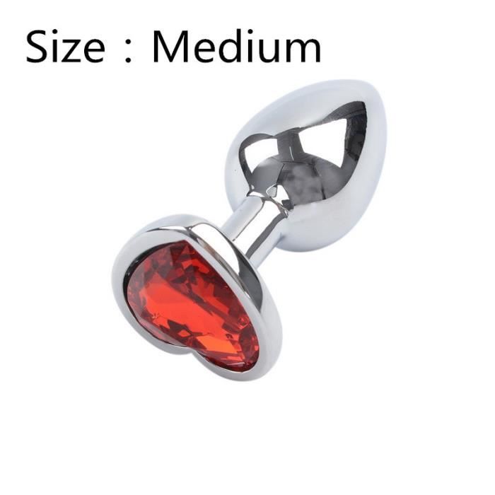 Stimulateur Plug Chapelet Red M Plug Anal En M Tal En Forme De