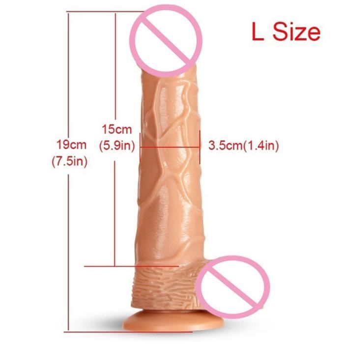 Gode Réaliste Avec Ventouse Pour Femme Grand Pénis Pour Sexe Anal