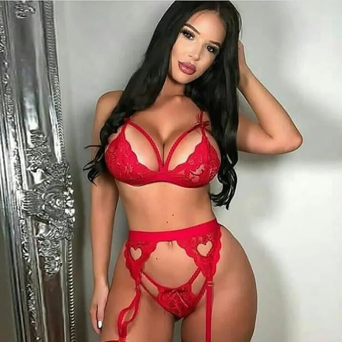 Ensemble De Lingerie Sexy Pour Femmes Sous V Tements Vid S Soutien