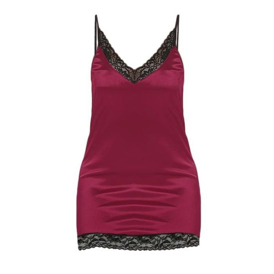 Nuisette Femme Robe De Nuit Plus Taille Sexy Dentelle Lingerie Babydoll