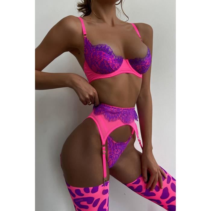 Ensemble Lingerie Femme Aiud Lc Rose Cdiscount Pr T Porter