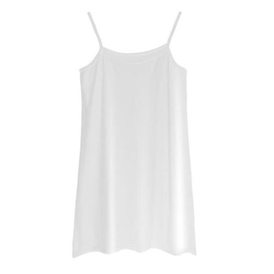 Ensemble De Lingerie Femmes Modal Pleine Robe Sans Lacet Sous V Tements Spaghetti Sangle Solide