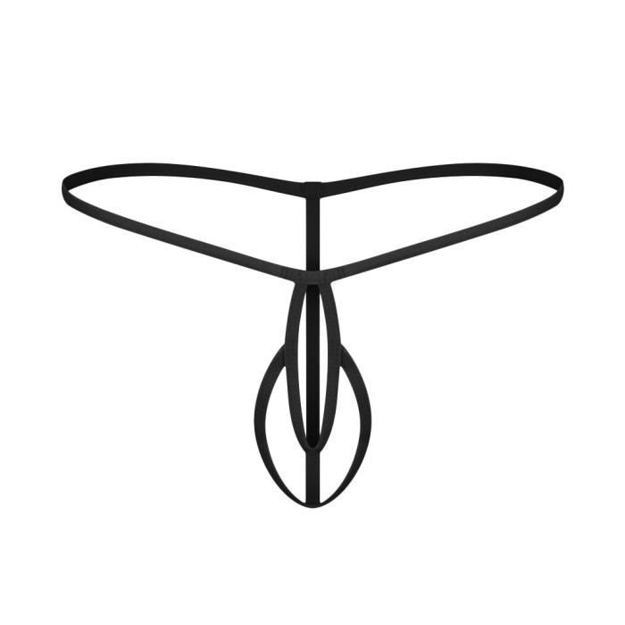 CALEÇON Sexy Mens Stretch Bulge Pouch Thong Bikini Slip Sous vêtements Slip Noir Cdiscount